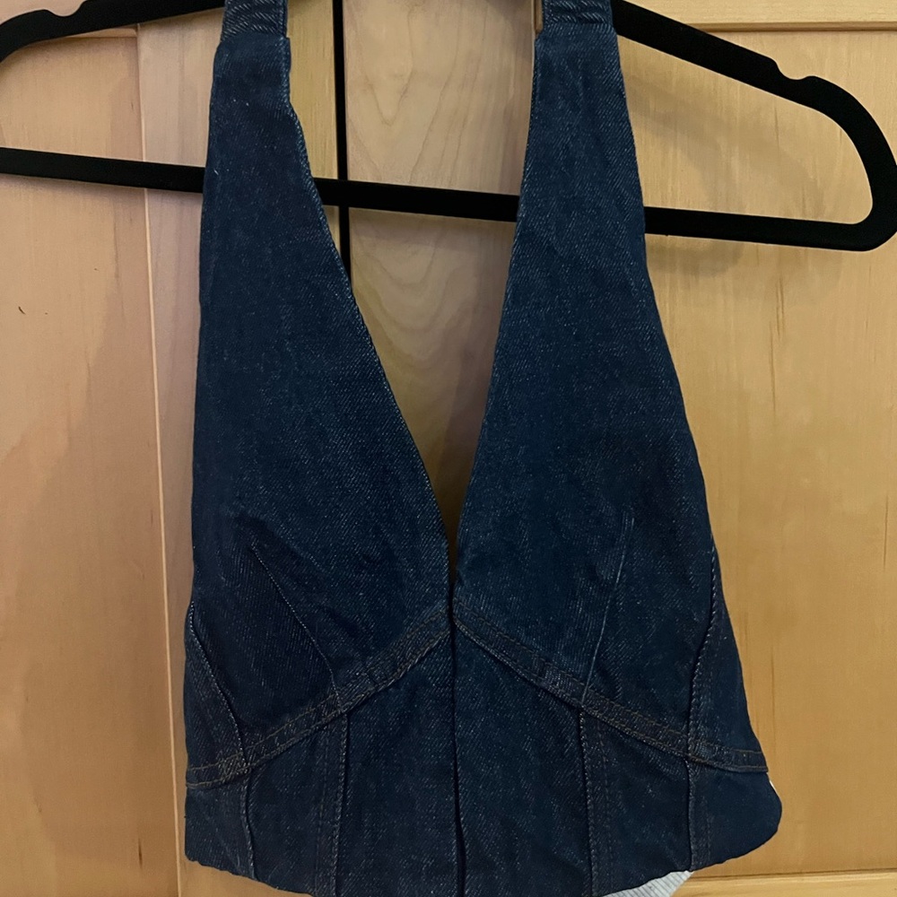 Zara Mixed Denim And Sweatpant Material Set - Picture 5 of 8